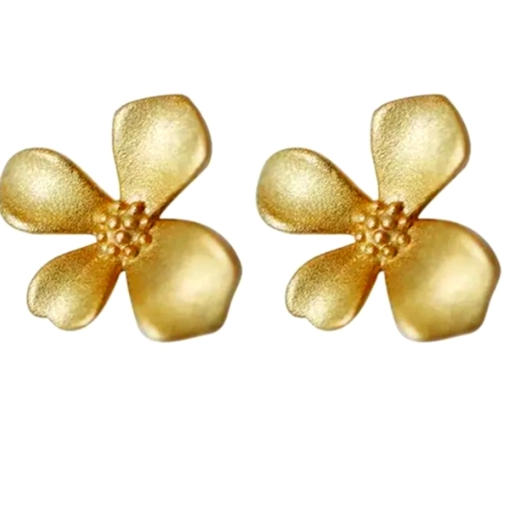 Flower Studs Earrings - Picture 1 of 4